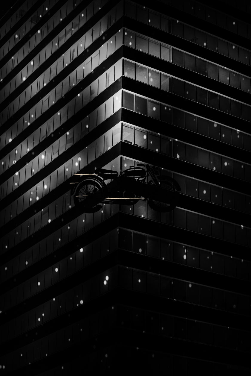 Night Ride- Abstract Architecture Photography Print | Modern Wall Art | Digital Download by Kevin Quinn