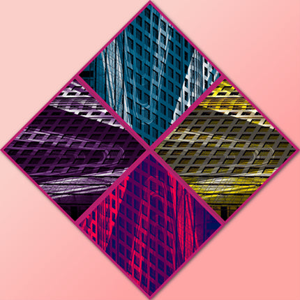 North South East West- Abstract Architecture Photography Print | Modern Wall Art | Digital Download by Kevin Quinn