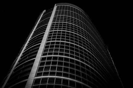 Paint It Black- Abstract Architecture Photography Print | Modern Wall Art | Digital Download by Kevin Quinn