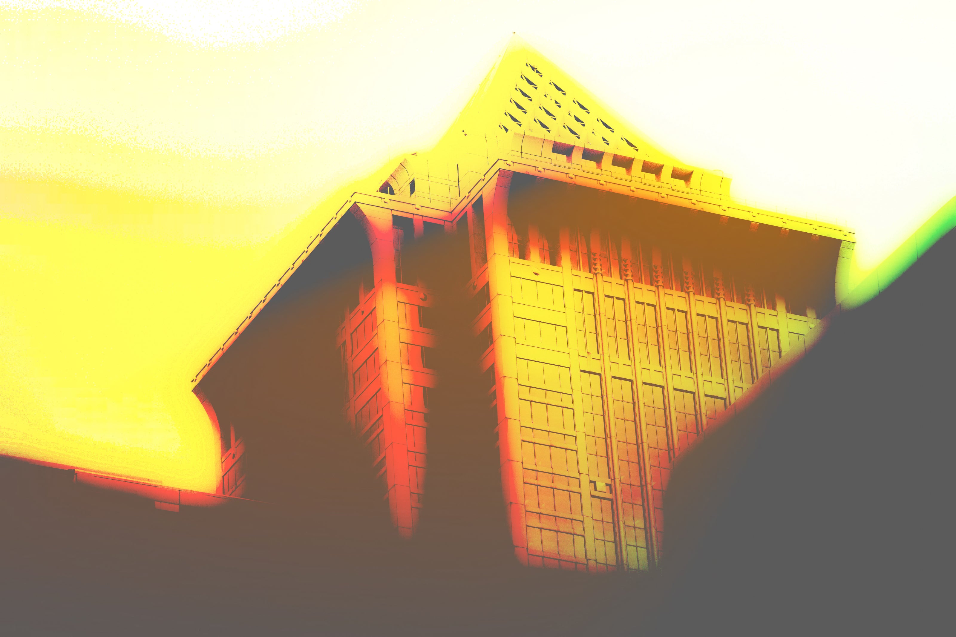 Philly Santa Monica- Abstract Architecture Photography Print | Modern Wall Art | Digital Download by Kevin Quinn