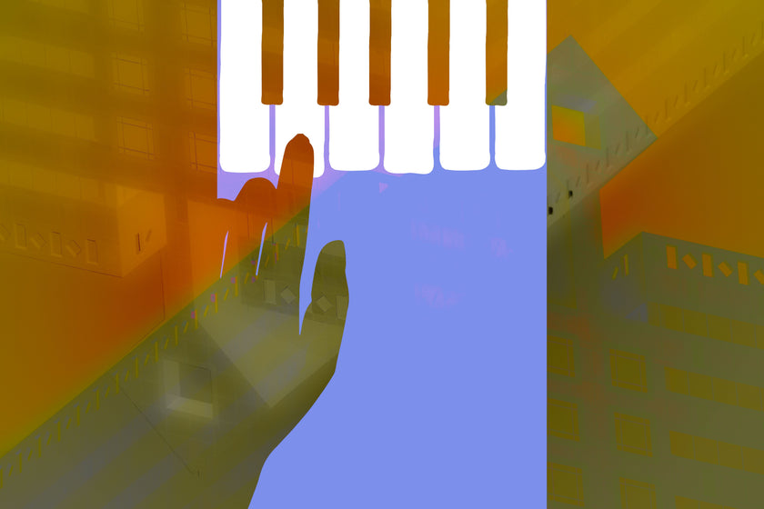 Piano Man- Abstract Architecture Photography Print | Modern Wall Art | Digital Download by Kevin Quinn