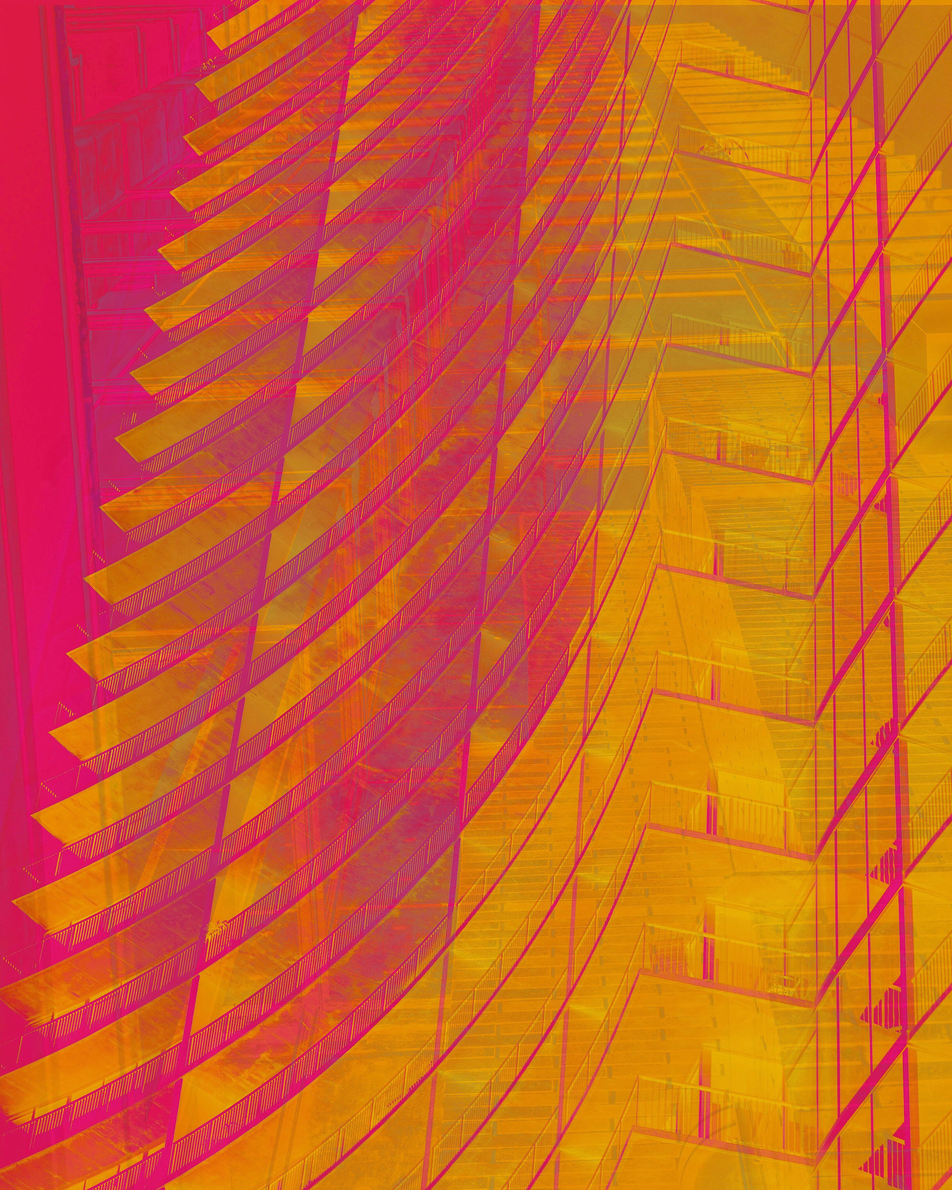 Pink Lemonade- Abstract Architecture Photography Print | Modern Wall Art | Digital Download by Kevin Quinn