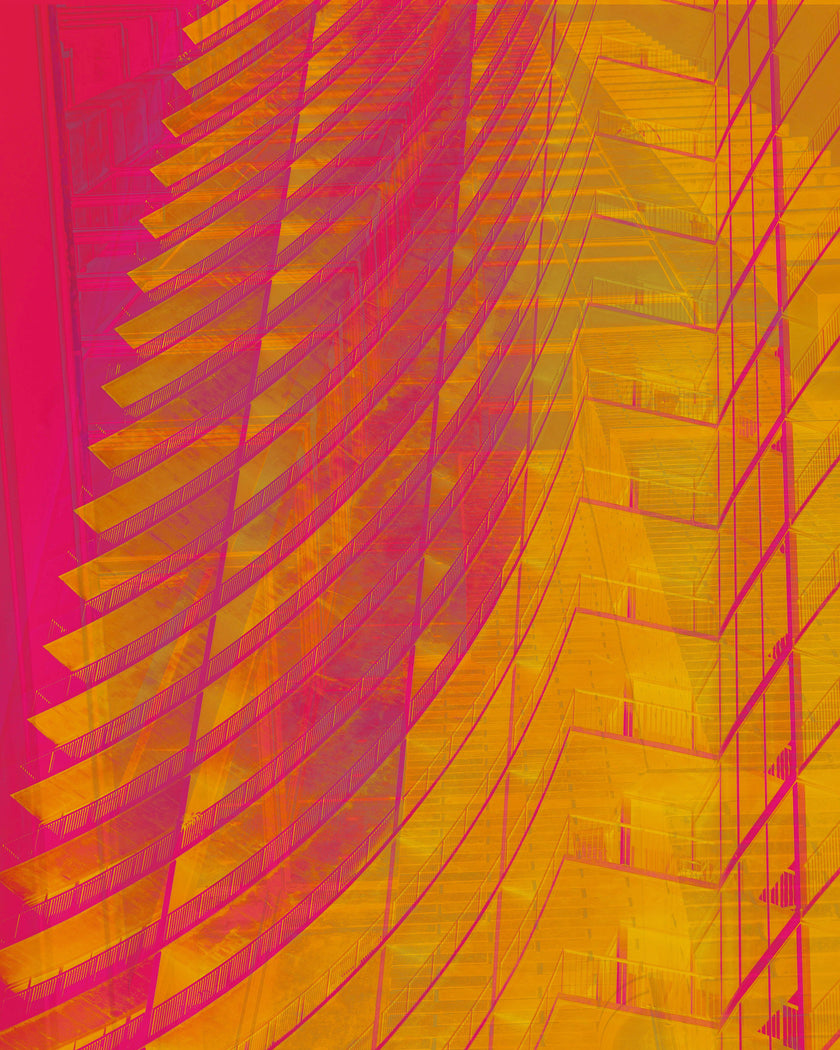 Pink Lemonade- Abstract Architecture Photography Print | Modern Wall Art | Digital Download by Kevin Quinn