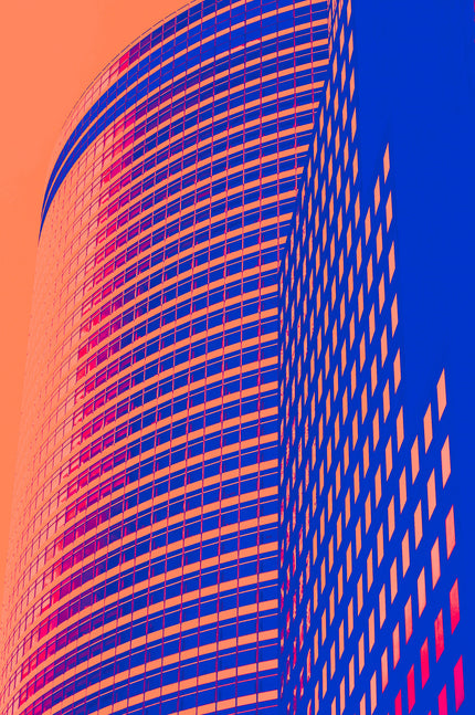Pippie's Papaya- Abstract Architecture Photography Print | Modern Wall Art | Digital Download by Kevin Quinn
