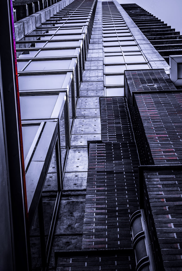 Red Rain- Abstract Architecture Photography Print | Modern Wall Art | Digital Download by Kevin Quinn