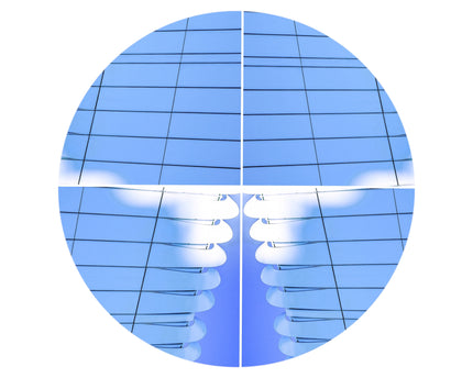 Sky Blue You- Abstract Architecture Photography Print | Modern Wall Art | Digital Download by Kevin Quinn