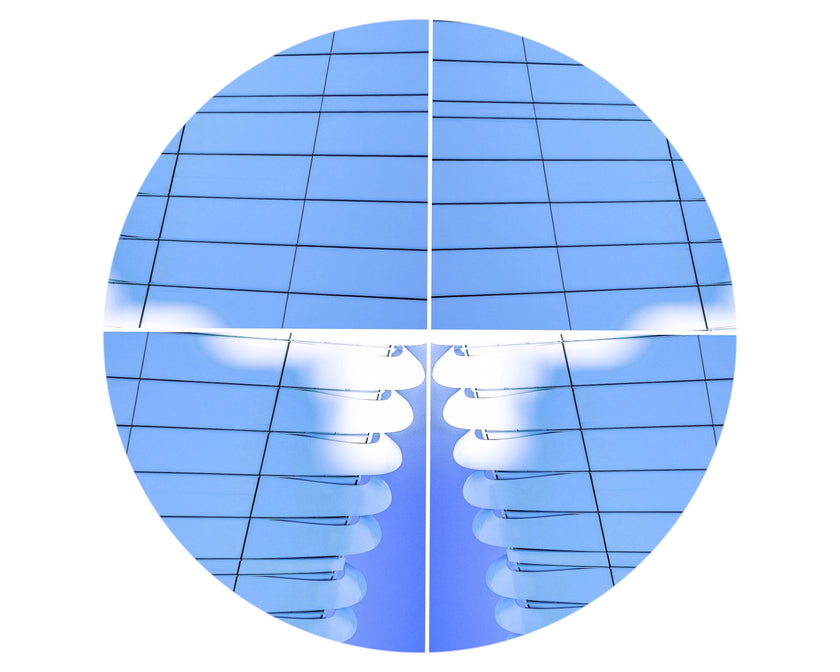 Sky Blue You- Abstract Architecture Photography Print | Modern Wall Art | Digital Download by Kevin Quinn