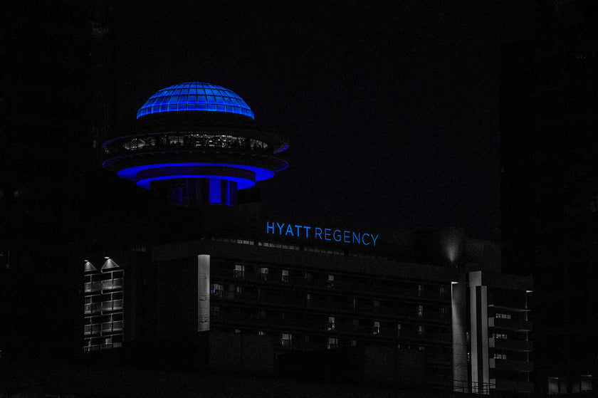 Spaceship At The Hyatt- Abstract Architecture Photography Print | Modern Wall Art | Digital Download by Kevin Quinn