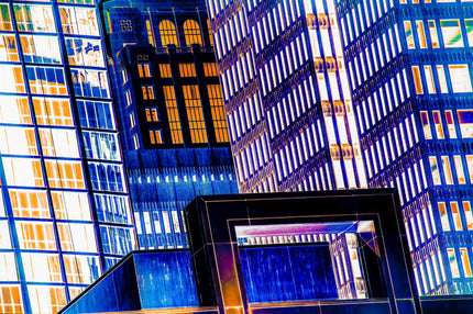 Sunset Kiss- Abstract Architecture Photography Print | Modern Wall Art | Digital Download by Kevin Quinn