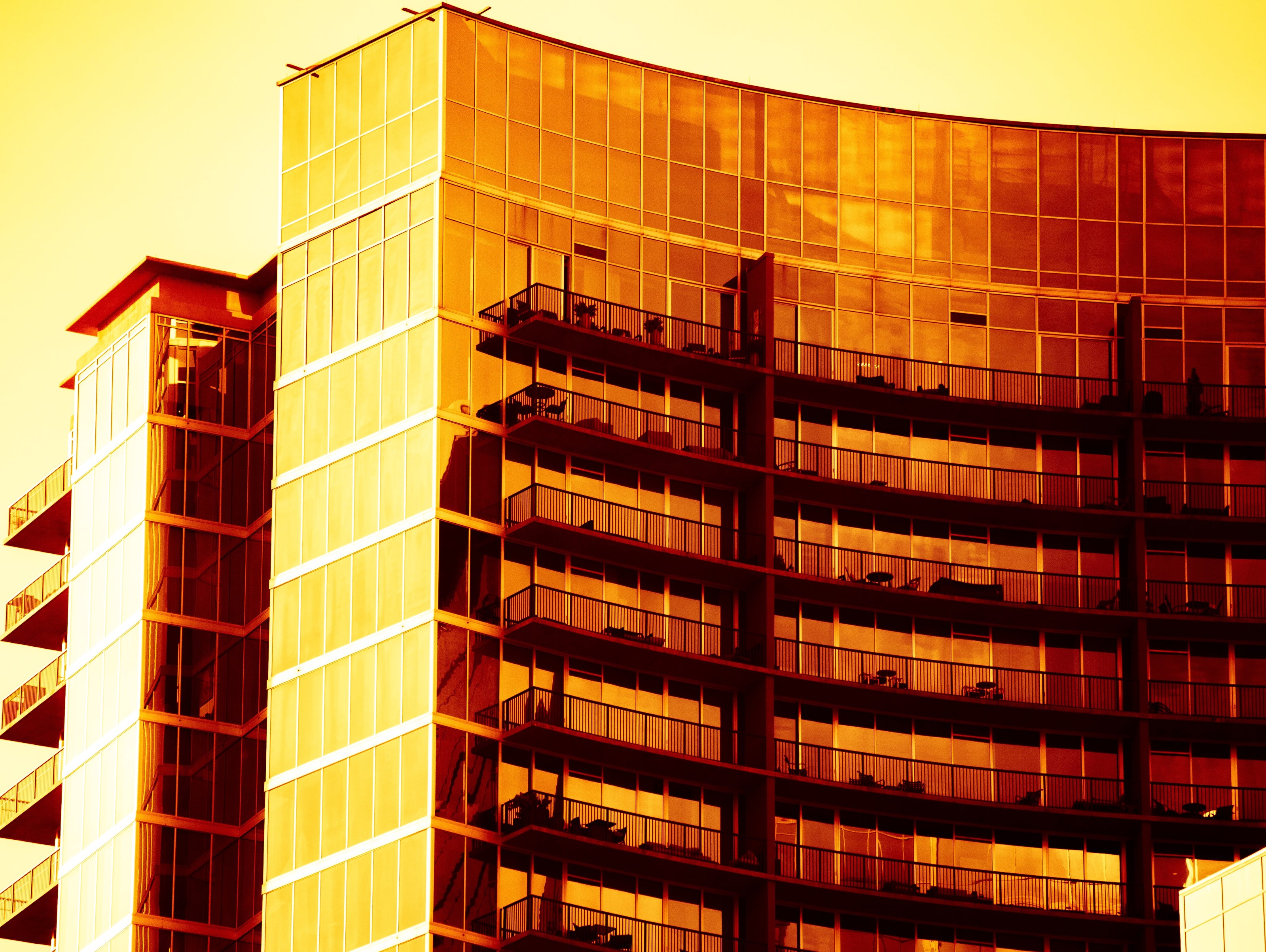 Sunsets With You- Abstract Architecture Photography Print | Modern Wall Art | Digital Download by Kevin Quinn