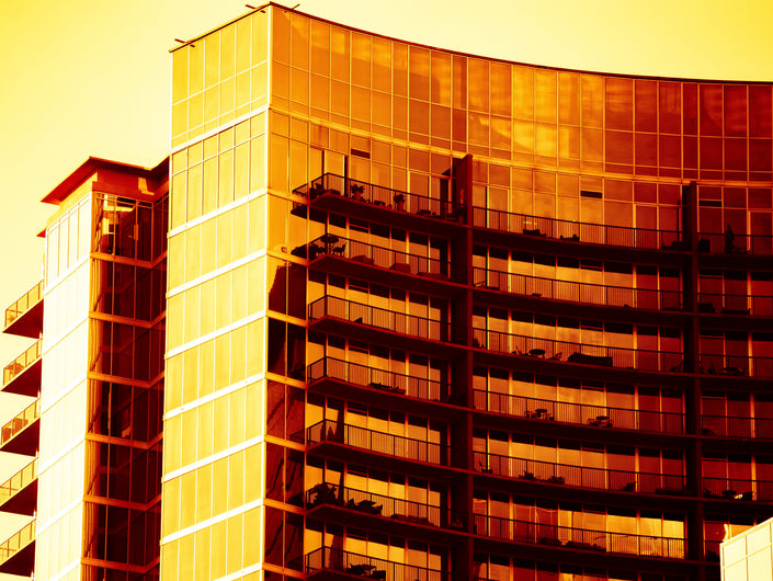 Sunsets With You- Abstract Architecture Photography Print | Modern Wall Art | Digital Download by Kevin Quinn