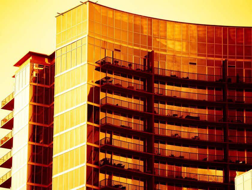 Sunsets With You- Abstract Architecture Photography Print | Modern Wall Art | Digital Download by Kevin Quinn