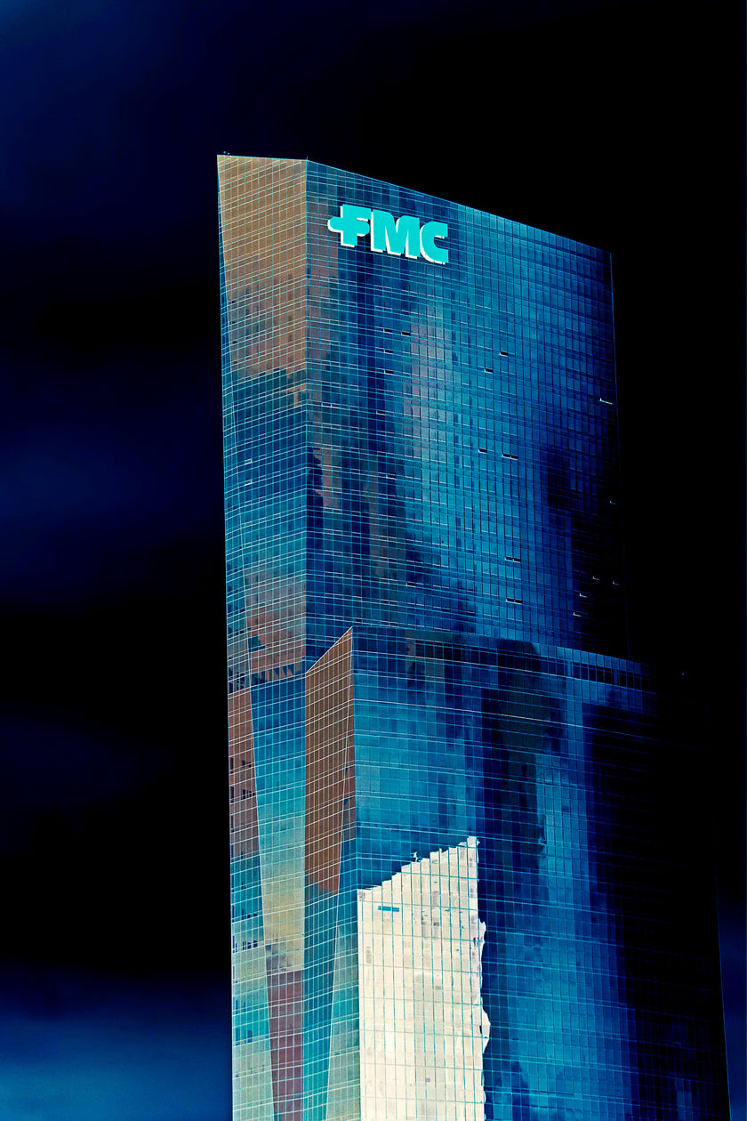 The Deep Blue- Abstract Architecture Photography Print | Modern Wall Art | Digital Download by Kevin Quinn