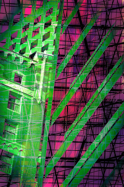 The Fifth Floor Fantasy- Abstract Architecture Photography Print | Modern Wall Art | Digital Download by Kevin Quinn