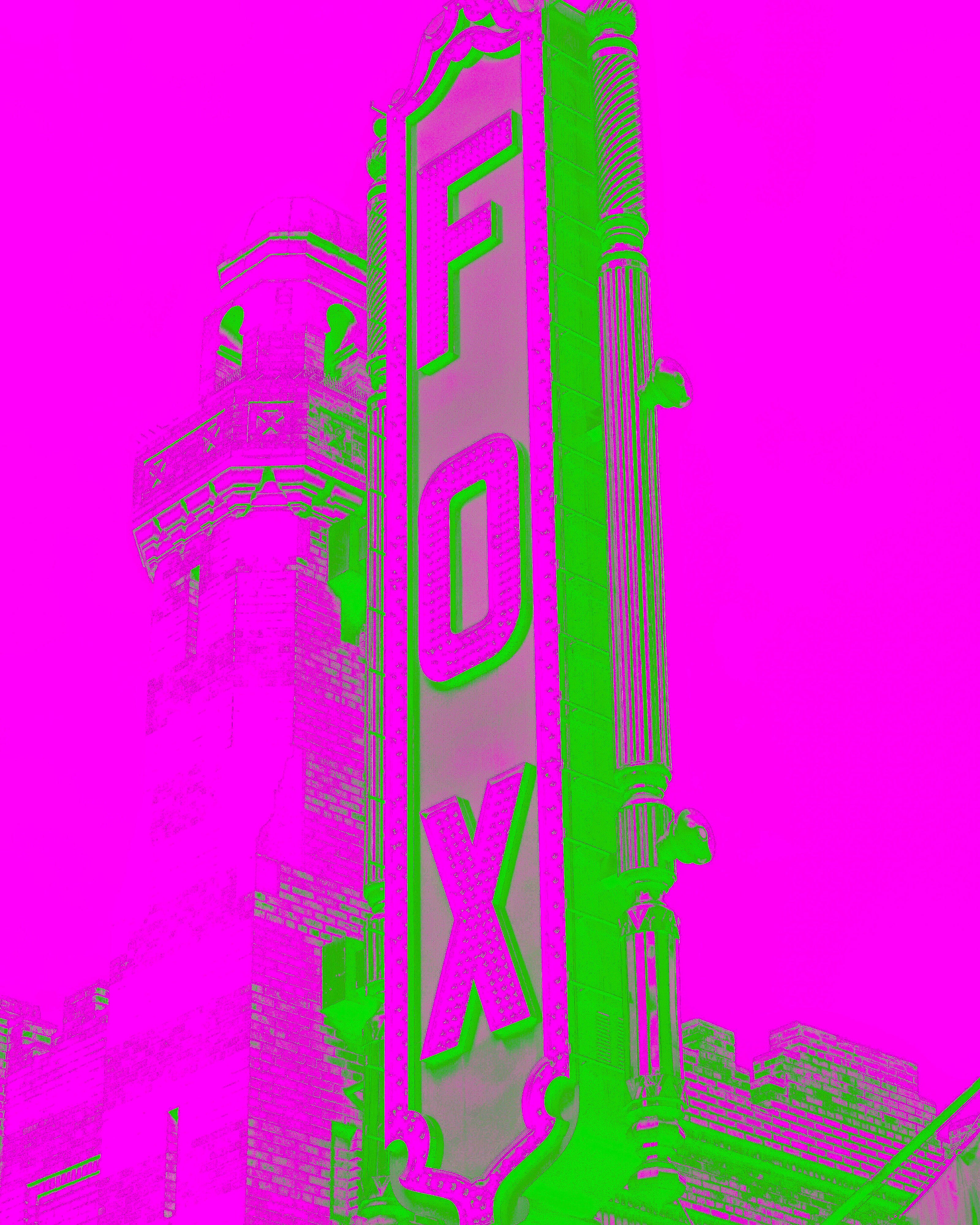 The Fox Theatre- Abstract Architecture Photography Print | Modern Wall Art | Digital Download by Kevin Quinn