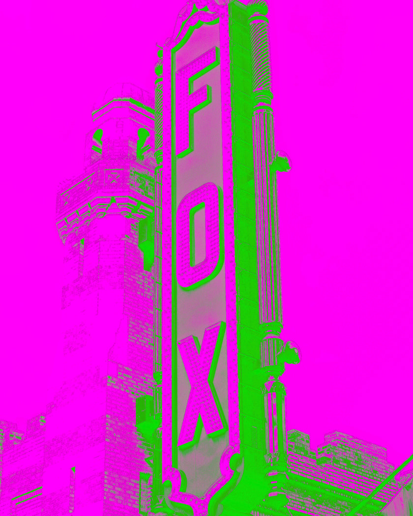 The Fox Theatre- Abstract Architecture Photography Print | Modern Wall Art | Digital Download by Kevin Quinn