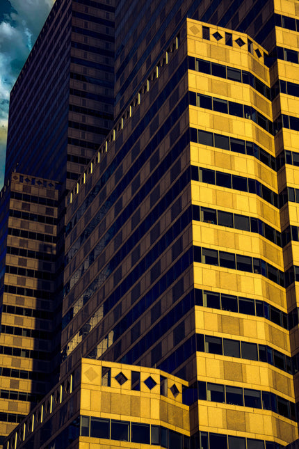 The River's Gold- Abstract Architecture Photography Print | Modern Wall Art | Digital Download by Kevin Quinn