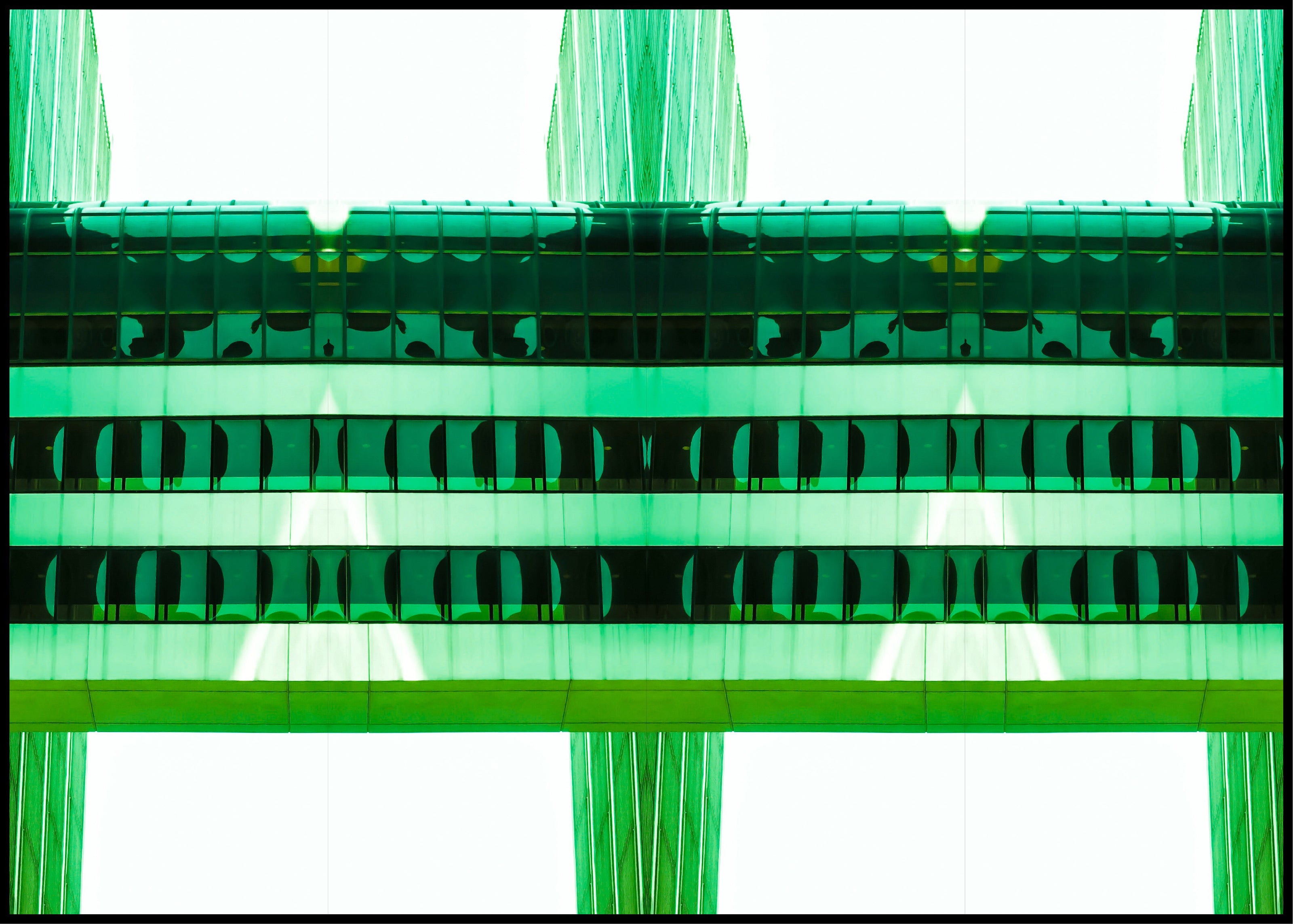 Train To OZ- Abstract Architecture Photography Print | Modern Wall Art | Digital Download by Kevin Quinn