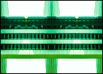 Train To OZ- Abstract Architecture Photography Print | Modern Wall Art | Digital Download by Kevin Quinn
