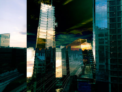 Train To The Tin Pan- Abstract Architecture Photography Print | Modern Wall Art | Digital Download by Kevin Quinn