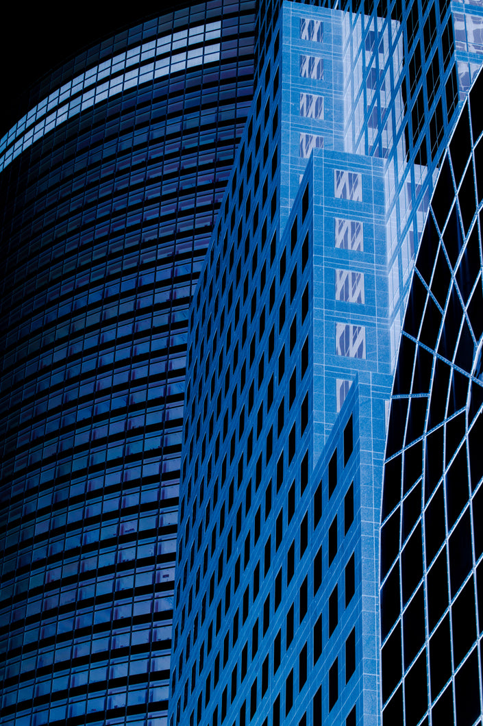 Under The Midnight- Abstract Architecture Photography Print | Modern Wall Art | Digital Download by Kevin Quinn