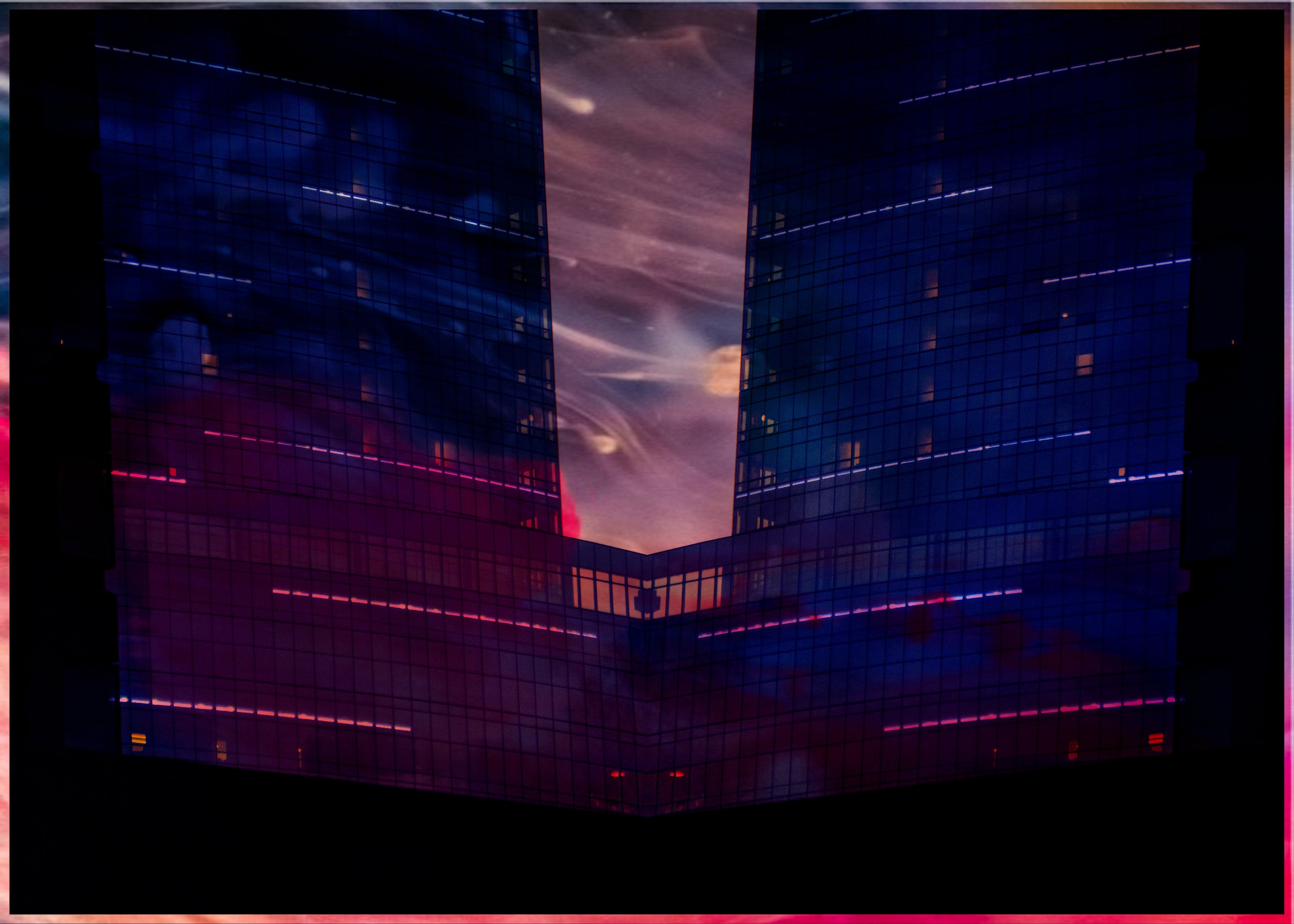 Watching The Universe- Abstract Architecture Photography Print | Modern Wall Art | Digital Download by Kevin Quinn