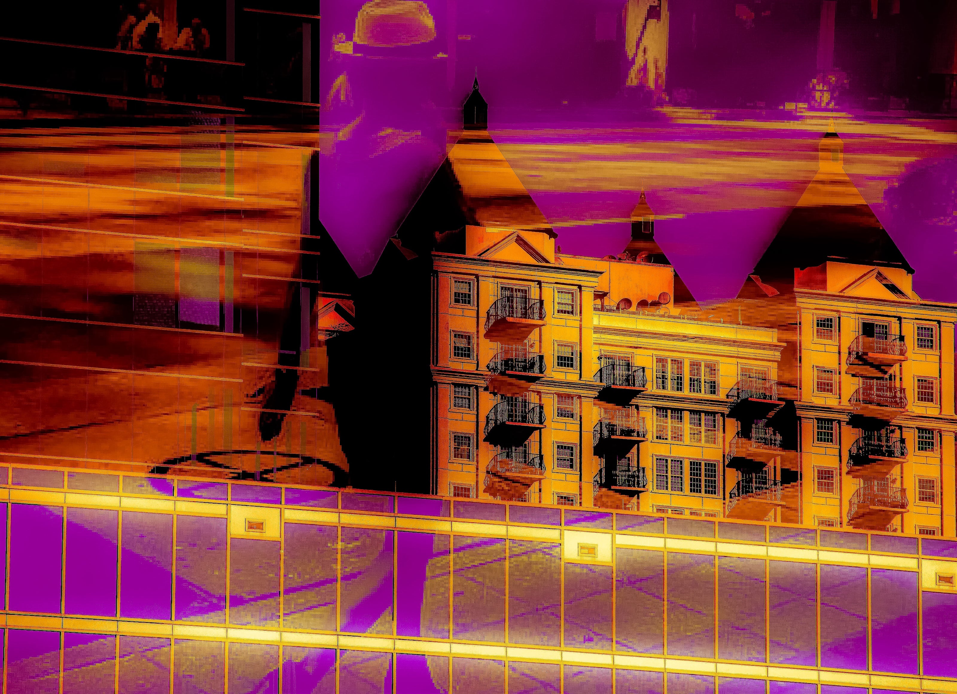 When Love Walks By- Abstract Architecture Photography Print | Modern Wall Art | Digital Download by Kevin Quinn