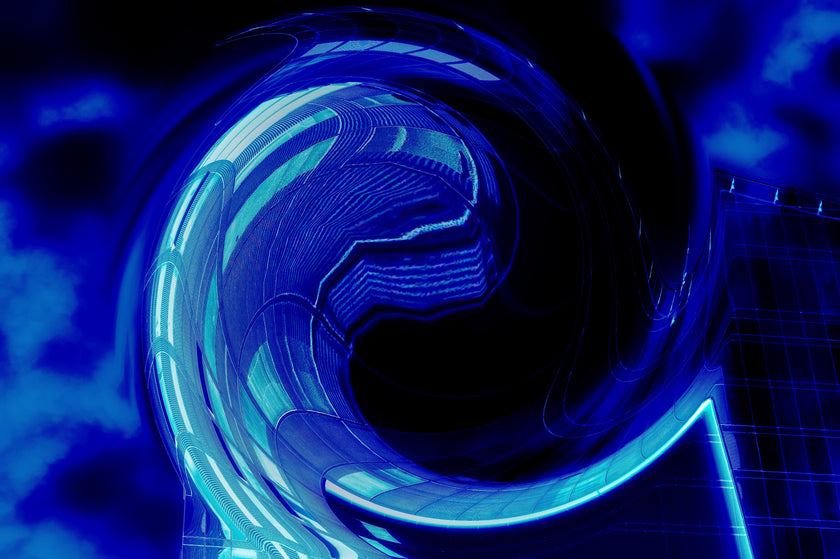 Windy Night- Abstract Architecture Photography Print | Modern Wall Art | Digital Download by Kevin Quinn